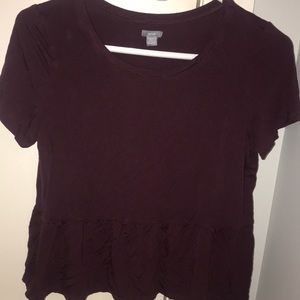 Aerie Ruffle Tee